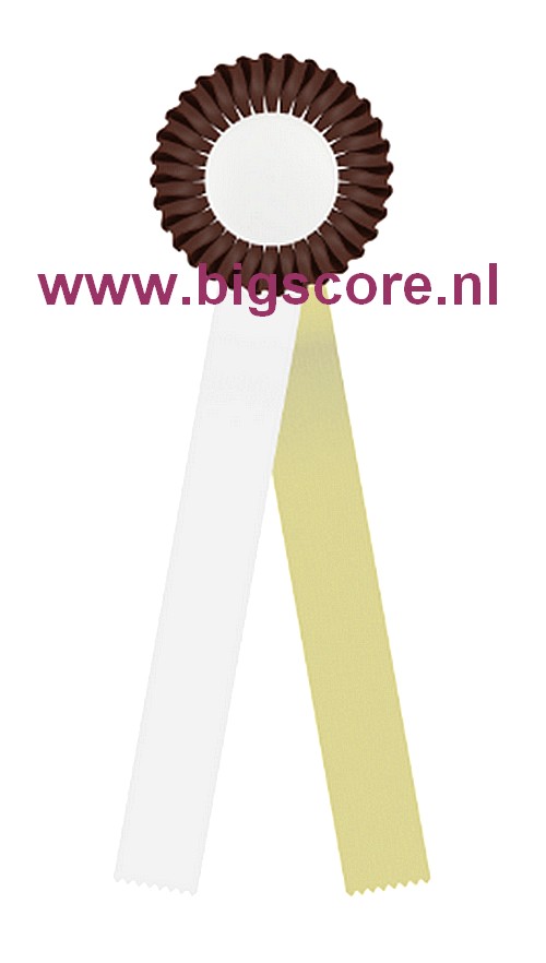 R 01 Multi 1-Ringsrozet Ø 10,5 cm L: 30 cm Blanco met optie Full Colour 50 mm afslag
